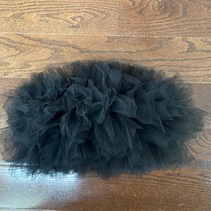 Express black cropped bandeau